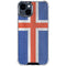 Iceland Flag Distressed iPhone 15 Clear Case